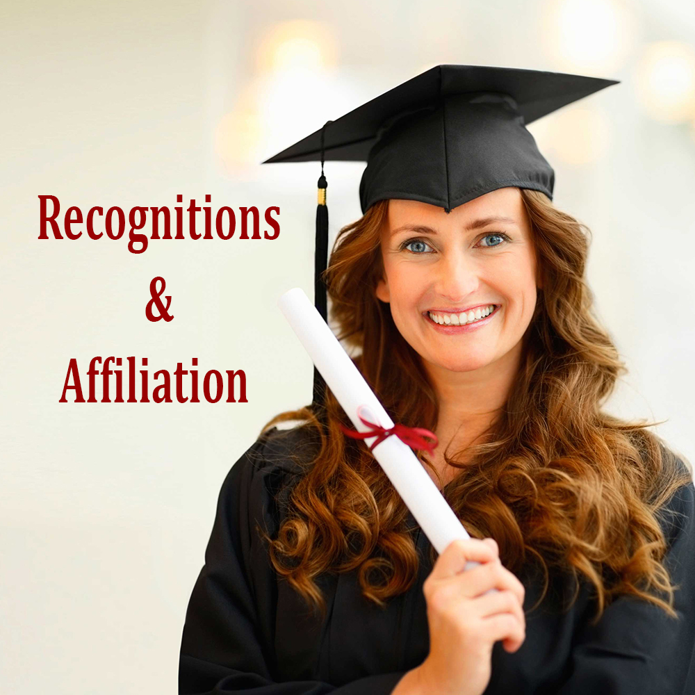 Recognitions and Affiliation